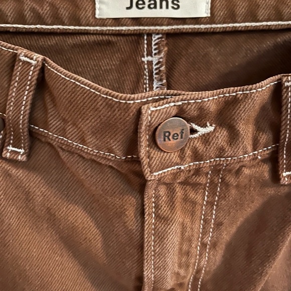 Reformation Brown Straight Leg Jeans - Picture 4 of 16